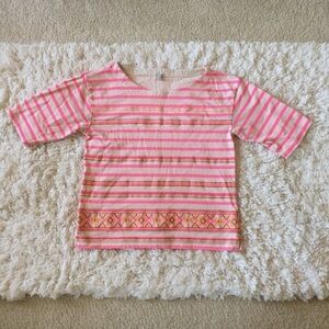 J. Crew Stichwork Striped Shirt